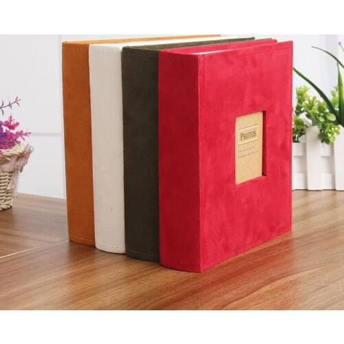 4R 6" Photo Album 200 Pockets Baby Wedding Graduation Commemorative Album Scrapbook Family Memory Pictures Storage Hold Case