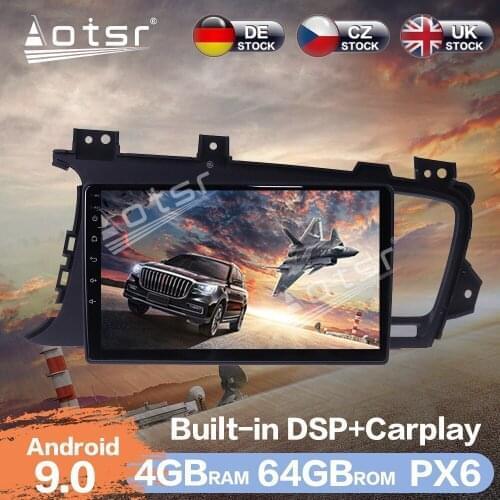 Aotsr Android 9.0 4+64G Car Radio Player GPS Navigation DSP Auto Stereo Video HD Multimedia Player For Kia Optima k5 2011- 2015