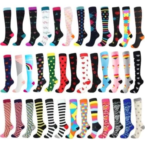 Compression Stockings 20-30 Mmhg Best Graduated Varicose Veins Edema Diabetes Outdoor Running Cycling Long Pressure Stockings