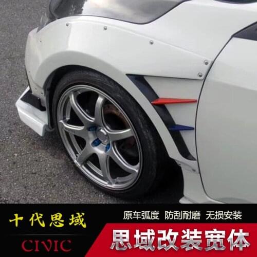 Crazy2021 Fit For Modification Decoration of 10th Generation Civic Wide Body, and Special Adhesive the Type