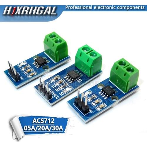 1PCS Hot Sale ACS712 5A 20A 30A Hall Current Sensor ACS712 Module model for arduino
