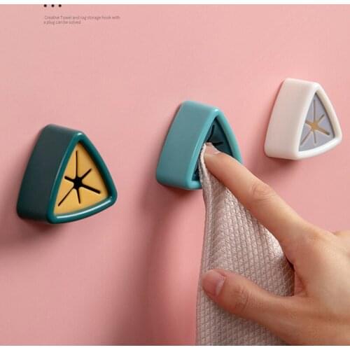Towel Holder Kitchen Storage Hooks Sucker Wall Washing Cloth Hanger Rack Rag Organizer Bathroom Mounted Hook Support Wholesale