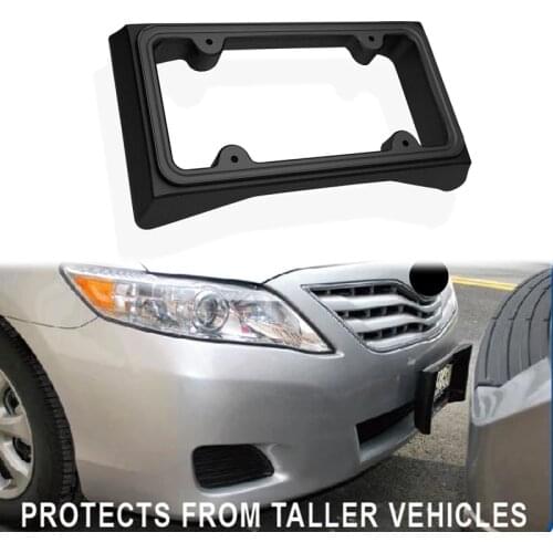 Car Number Plate Holder Licence Frame Front Mount License Plate Frame Protector Flexible Car Registration Plate 14*8.5*2.25cm