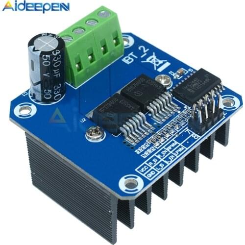 DC 5.5V to 27V Double BTS7960 B BTS7960B 43A Stepper Motor Driver Module H-Bridge PWM Module For Arduino Smart Car