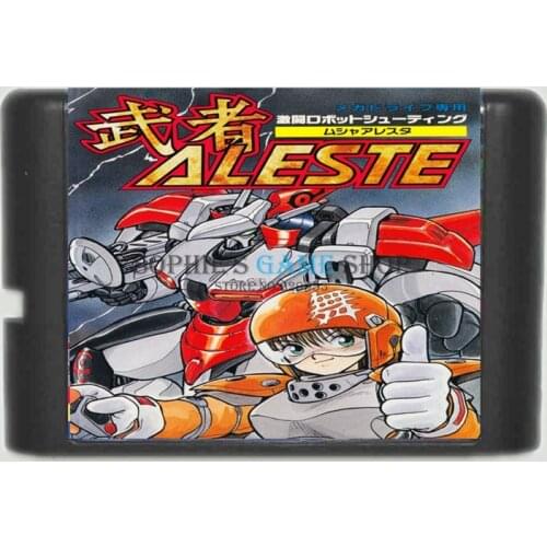 Aleste Game Cartridge Newest 16 bit Game Card For Sega Mega Drive / Genesis System