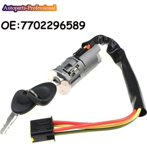7702296589 7701471098/7701471220/6601551102/7701472518 For Renault Logan Dacia Sandero Clio Car Ignition Starter Key Switch Lock