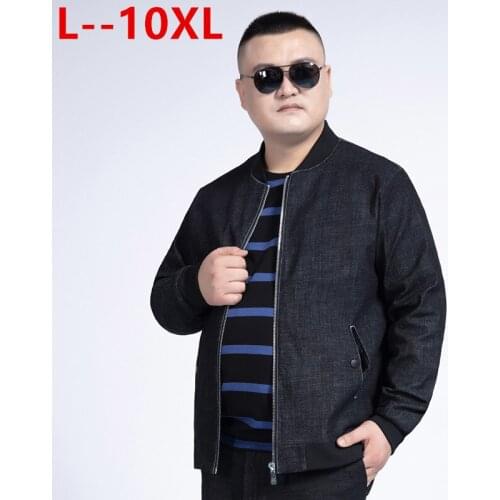 New 10XL 5XL 8XL 6XL Mens Bomber Zipper Jacket Male Casual Streetwear Hip Hop Slim Fit Pilot Coat Men Clothing Plus Size