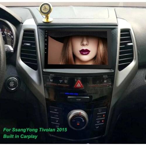 9INCH Screen Multimedia Video Player For SsangYong Tivolan 2015 Car Radio Navigation Android 2 Din No Dvd Support ADAS DVR 1080P