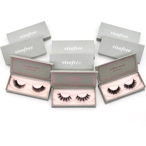 Visofree Lashes 3D Mink Lashes High Volume Mink Eyelashes Natural Black False Eyelashes #108 109 110