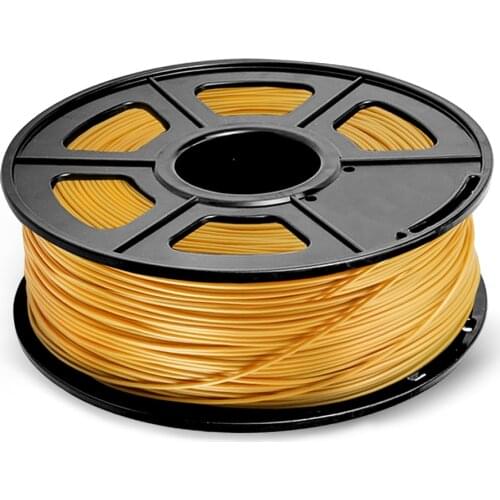 EasyThreed 3D Printer PLA Filament 1.75mm Filament Dimensional +/-0.05mm 1KG Gold 3D Plastic Printing Material For RepRap