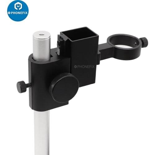 Diameter 40mm Adjustable Moncular Lens Holder Electronic Video Microscope Stand AccessoriesFor 22mm Pillar Microscope Support