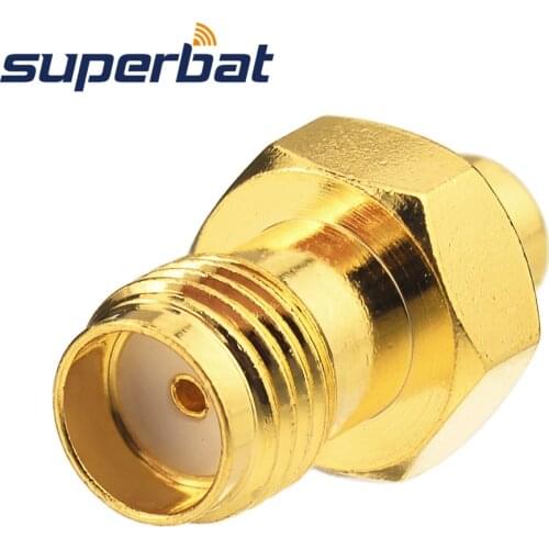 Superbat SMP Plug Adapter to SMA Straight Jack 50 Ohm RF Coaxial Adapter Connector