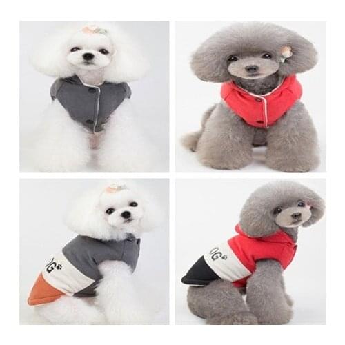 Pet Warm Clothes For Dog Small Dog Coat Winter Dog Jumpduit Clothing Soft Warm Cat Clothes Puppy Outfit Yorkie Pet Dog