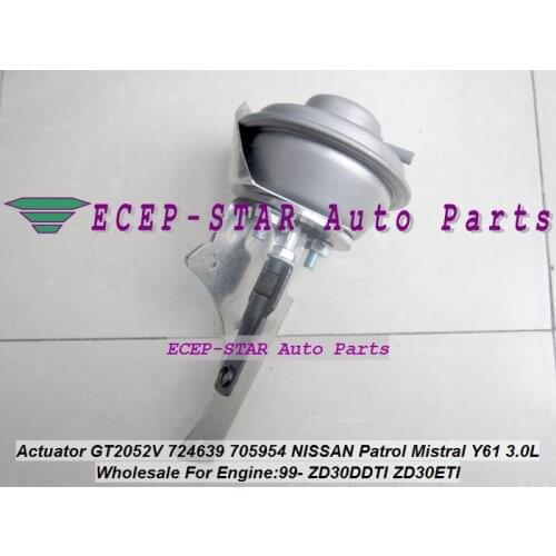 Turbo Wastegate Actuator GT2052V 724639-5006S 724639 705954 Turbocharger For NISSAN Patrol Mistral Y61 99- ZD30DDTI ZD30ETI 3.0L