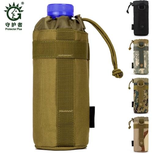Camping Travel Tool Kettle Bag 600D Outdoor Tactical Military Molle System Water Bottle Bags Holder Bottle Pouch