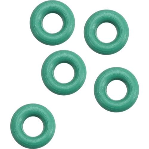 Uxcell 5Pcs Fluorine Rubber O Rings, 4.5mm OD, 1.5mm ID, 1.5mm Width, Seal Gasket Green Prevent leaks in plumbin hydraulic