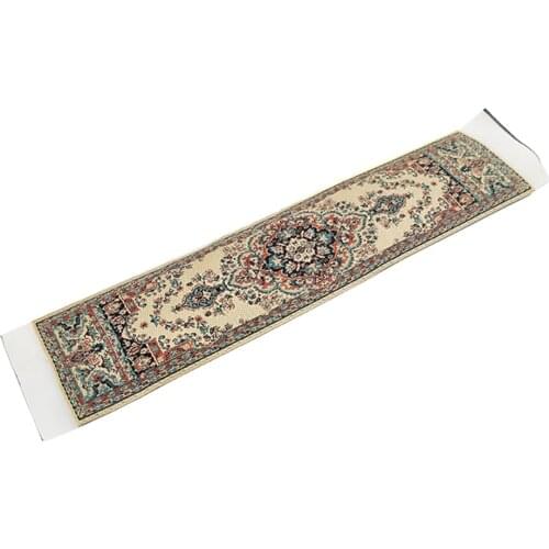 1/12 Scale Doll House Embroidery Carpet Floor Coverings Furniture Decorative