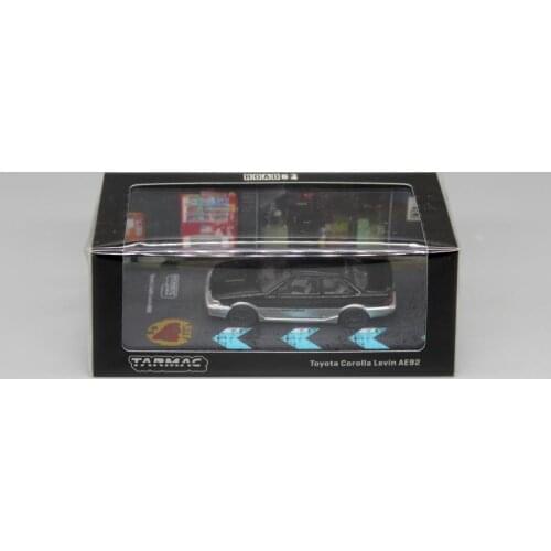 1:64 TOYOTA COROLLA LEVIN AE92 SILVER&BLACK Metal Diecast Alloy toy cars Model Vehicles For Children Boys gift hot