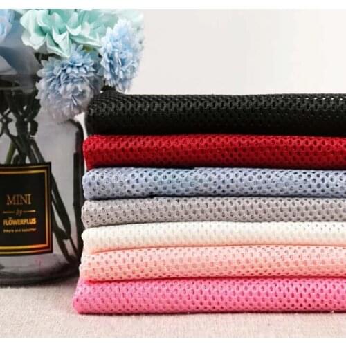 100*155cm Polyester Net Fabric Honeycomb Mesh Cloth Cushion Knit Interlining Apparel Bags DIY Sewing Material