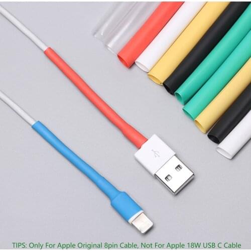 12PCS USB Cable Protector Charger Cable Repair Tools Wire Organizer Protector Tube Saver Cover For iPhone Charger Cable USB Cord
