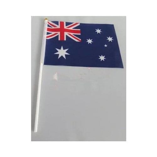 14 * 21 cm Australia hand signal waving flag small banner flags