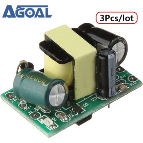 3Pcs/lot 220V to 5V 700mA 3.5W AC-DC Step Down Isolated Switching Power Supply Module Free Shipping