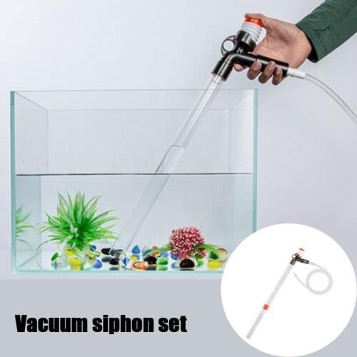 3 in 1 Gravel Cleaner Aquarium Fish Tank Pump Cleaning Tools Water Changer Gravel Cleaner Siphon for Fish Tank Water Filter Pump