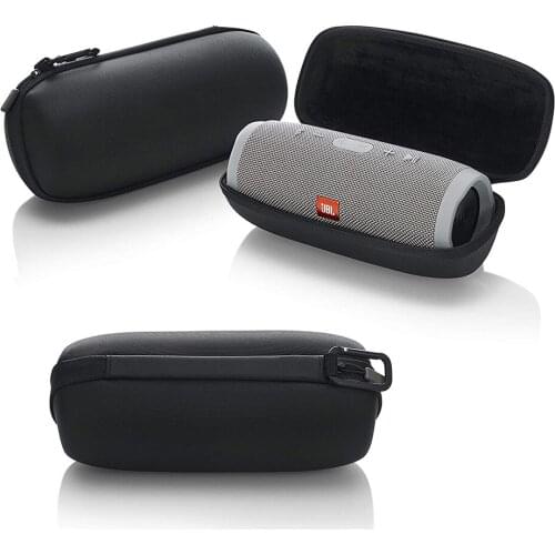 Carry Case for JBL Charge 4 Bluetooth Portable Speaker Rugged EVA Shell with Weather Resistant Zippered Seal and Carabiner Style