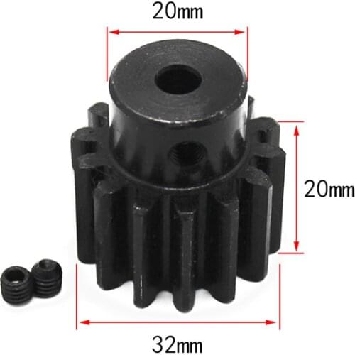 Hole Diameter 6mm/8mm Steel Gear Modulus M2 14T Teeth Metal Connecting Pinion Mechanical Transmission Connector Accessories