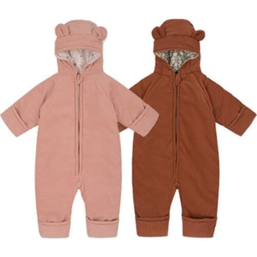 Baby Clothes Autumn And Winter Children Climbing Sets Of Clothing Boys Girls Romper Warm Coveralls Jumpsuit Clothes For Newbies