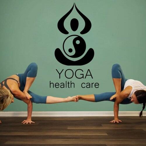 Creative Yoga Wall Decals Home Decor Wall Sticker For Living Room Home Party Decor Wallpaper