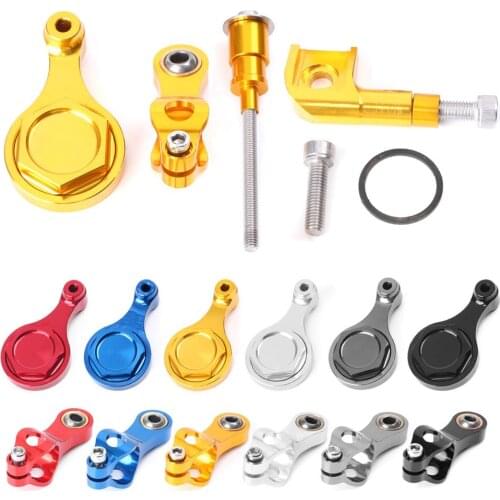 Motorcycle Steering Damper Stabilizer Bracket Mounting Holder Kit For YZF R6 R1 / YZF-R6 YZF-R1 2006-2015 CNC Anodized