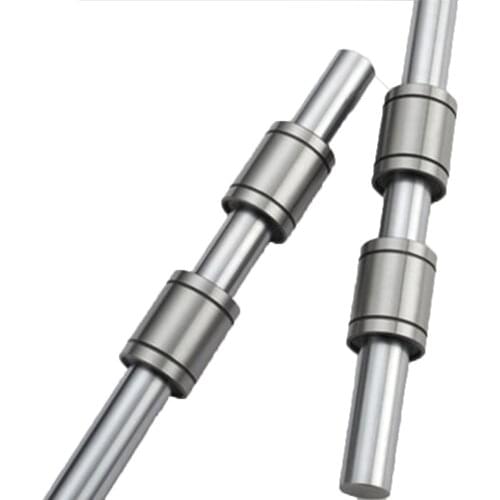 2PCS 8mm OD Linear Shaft Cylinder Liner Rail with 4PCS LM8UU Linear Bearings for 3D Printer Axis CNC Parts