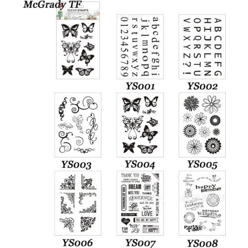 Alphabet Transparent Silicone Clear Stamp For DIY Scrapbooking/Card Making/ Decoration Supplies Transparent Stamp Card Making