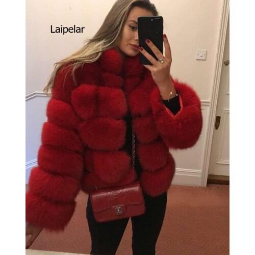 Fashion Furry Women High Quality Faux Rabbit Fur Coat Luxury Fur Coat Loose OverCoat Thick Warm Plus Size Female Plush Coats