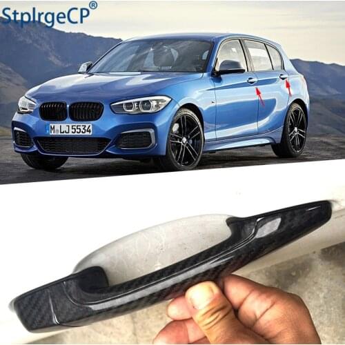 For BMW 1 series E82 E87 F20 F21 2007-2019 Accessories 100% real carbon fiber Auto outer door handle cover