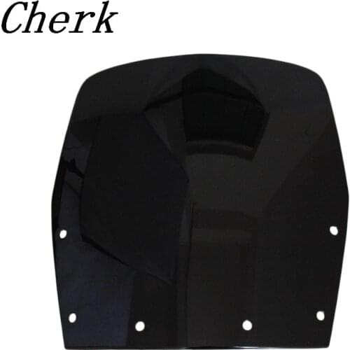 New Black Motorcycle Double Bubble Windshield Fairing Windscreen Screen For Kawasaki Ninja EX250F 250R 1988-2007