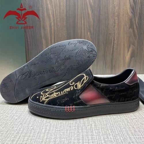 Shoes Be Noble! 100% Genuine Calf Suede Leather Sneaker Men Lady Casual Lace Up Sport Shoes Custom Hanmade Designer Shoes Patina