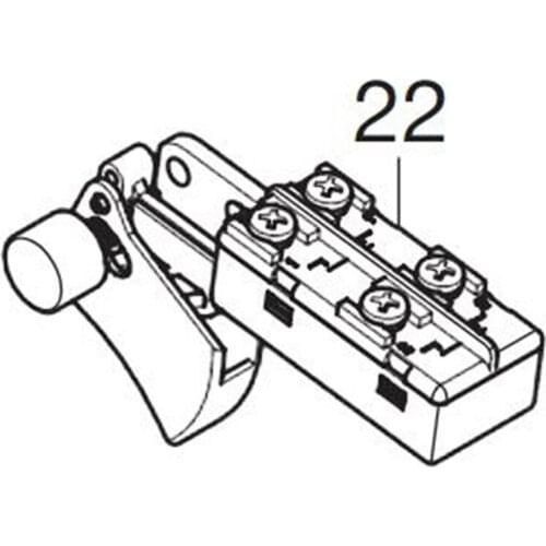 Switch 650115-9 For Makita M9003B M9002B M0920B M0921B MT92B MT92A MT905 MT904