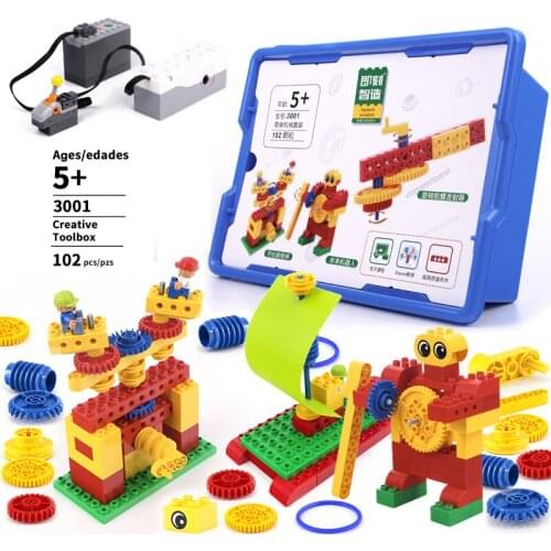 NEW Large Motor Remote Control Compatible with High-tech 9656 electric Teaching aid Building Blocks Kit DIY Toys Gifts