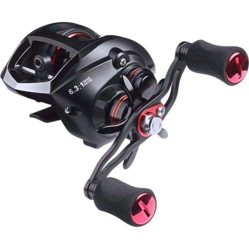 2021 New General Purpose Baitcast Fishing Reel 6.3:1 Left Right for Ray Frog Pencil Minnow Vibration Spoon Worm Durable Firm