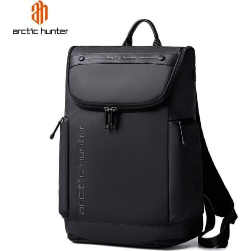 ARCTIC HUNTER Business Large Capacity Laptop Backpack Men Multi Function USB Charging Travel Backpack Anti-theft School Bag