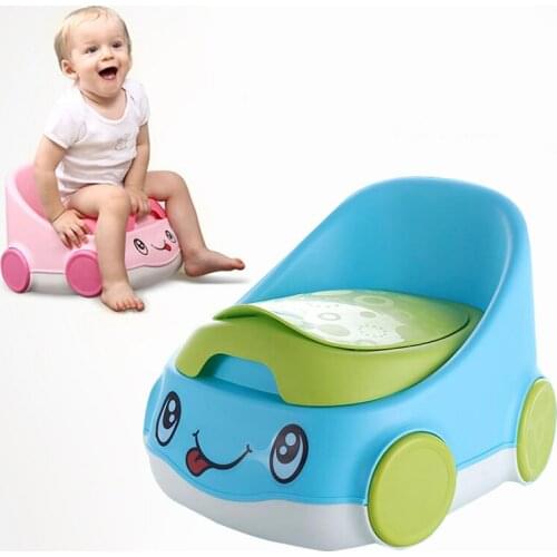New Cartoon Car Cute Pot Backrest Childrens Potty For Newborns Kids Toilet Seat Potty Training Baby Potty Chair