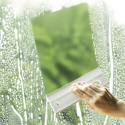 Shower Squeegee Glass Wiper Silicone Wiper Bathroom Window Mirror Wiper Board Countertop Cleaning Scraper Floor Tile Scraper