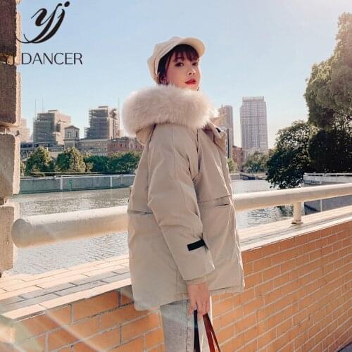 Special Price Casual New Fashion 2019 Winter Jacket Women Long Sleeve Thick Overcoat Hooded Fur Collar Long Coat Female ZZZ188
