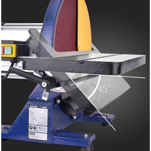 12 Inch Heavy Duty Sanding Machine Woodworking Household Small Grinding Machine Polishing Machine DIY Sandpaper Machine HDS300