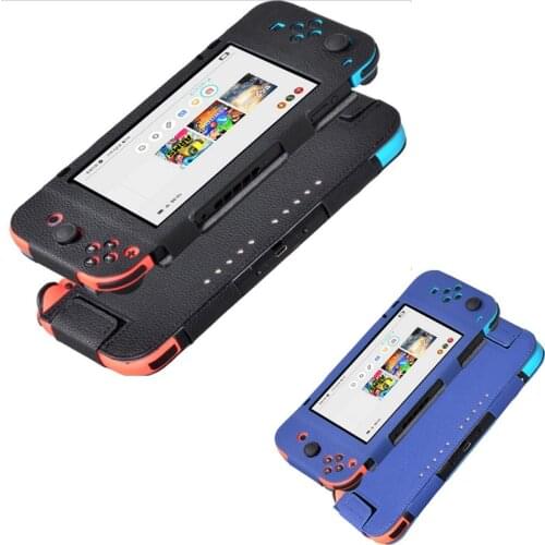 NS Full Body PU Leather Protective Case Shell Cover Pouch Skin Sleeve for Nintend Switch Joy-Con NS Console Controller 6.2 inch