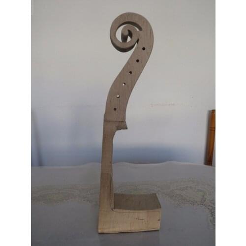 1pcs hand carved maple unfished 6 strings 27" viola da gamba neck