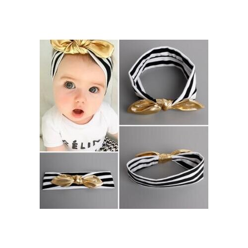 100pcs/lot DIY Multi Simple Brilliance Stripe Headband Bunny Ears PU Hair Band Hair Care & Styling Tools HA807
