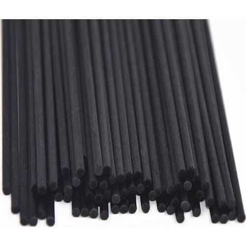 1000pcs 30cmx3mm Fiber Black Reed Diffuser Sticks Replacement Refill Oil Rattan Sticks for Air Freshener Home Decoration
